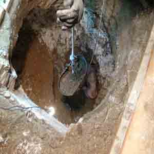 حفاری چاه در عباس آباد